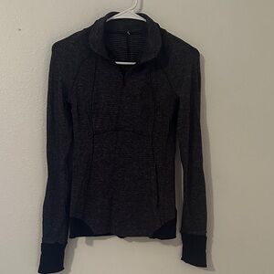 Dark Gray lululemon Long Sleeve Athletic Top